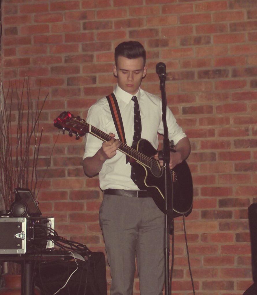 Jack playing acoustic for a change