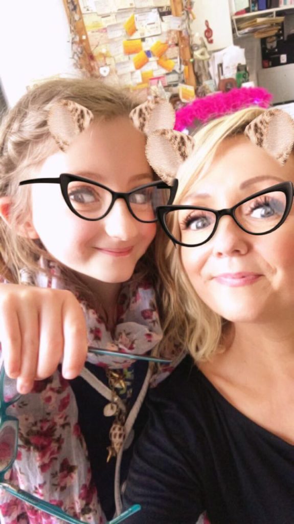 Ava & Jools looking clever