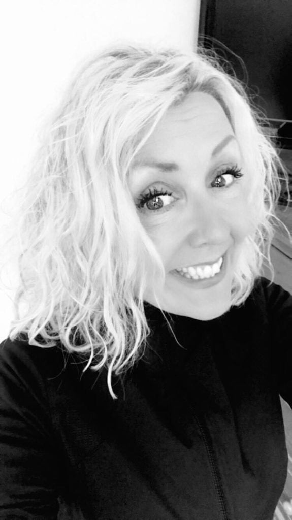 Jools with curly hair....